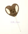 Angel in Heart Chocolate Lollipop