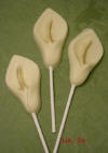 Chocolate Calla Lilly Lollipop