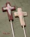 Chocolate Cross Lollipop