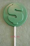 Dollar Sign Chocolate Lollipop Money