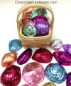 Foil Wrapped Sea Shells in Basket Favor