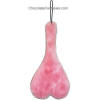 Rough Doggy Furry Fuzzy Plush Pink Paddle