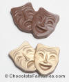 Chocolate Comedy Tragedy Masks