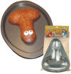 Jumbo penis pecker cake pan