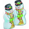 Madelaine Milk Chocolate Foil Wrapped Snowman