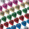Rainbow Foil Chocolate Hearts