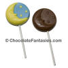 Moon and Stars Chocolate Lollipop