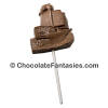 Chocolate Pirate Ship Lollipop